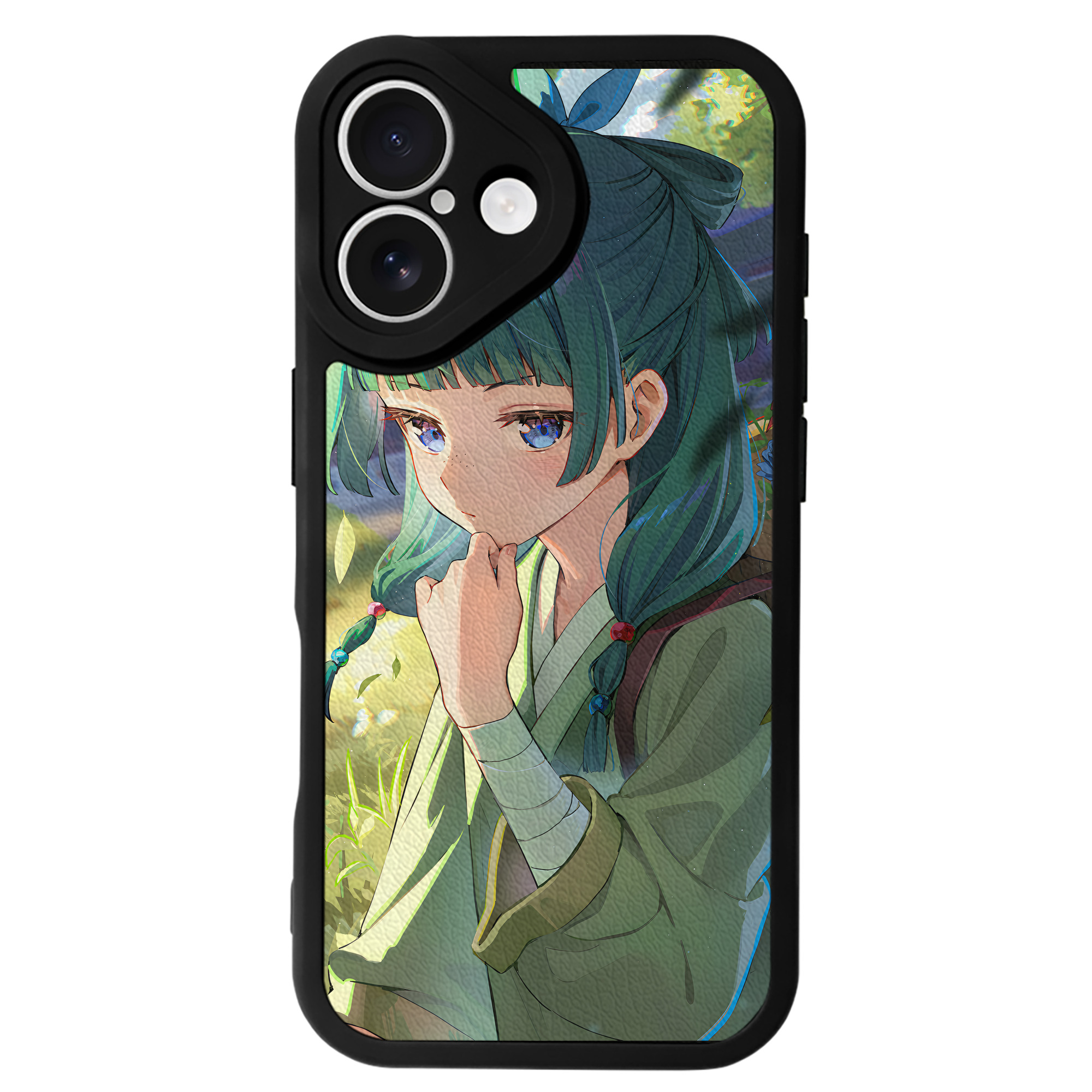 （画像用） 薬屋のひとりごと The Apothecary Diaries 【iPhone 16シリーズ対応】シリコンスマホケース（レザー調） 材質：シリコン